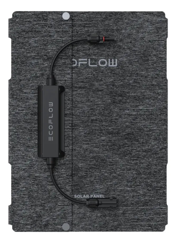 Painel Solar Portátil Ecoflow 45w Cor Preto