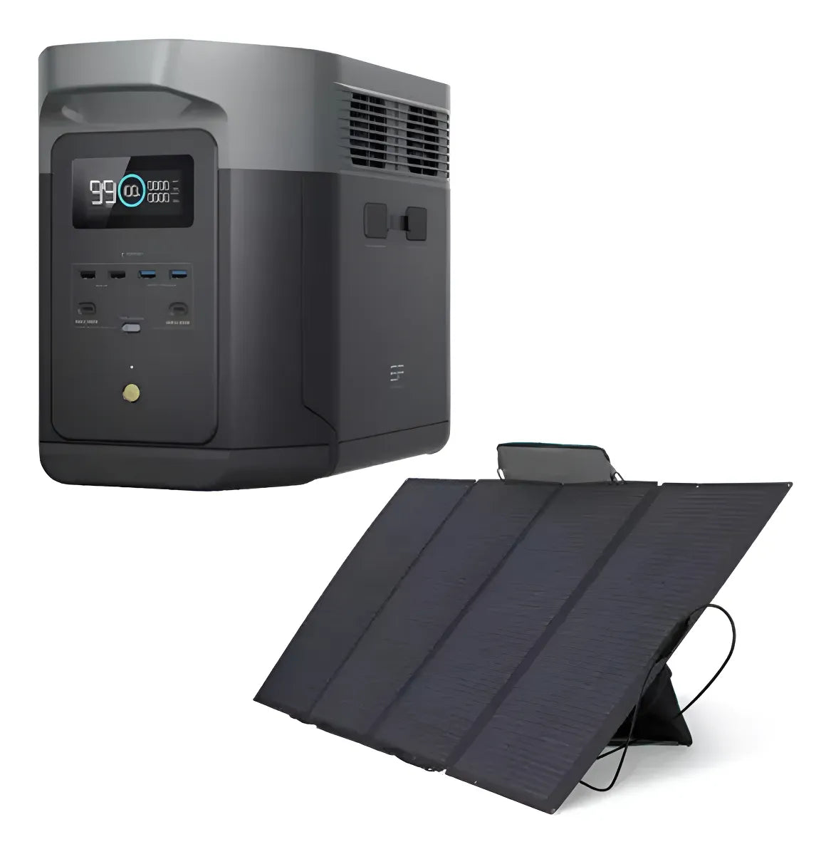 Gerador Delta 2 Max + Painel 220w - Ecoflow Br 220v