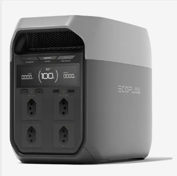 Ecoflow Delta 3 - Estação De Energia Portátil Gerador Solar 1800w X-boost 2200w Capacidade 1024wh 127v BR