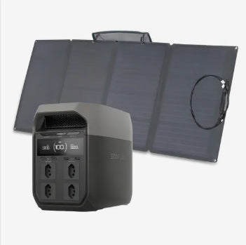 Ecoflow Gerador 1800w Delta 3 + Painel Solar Portátil 160w