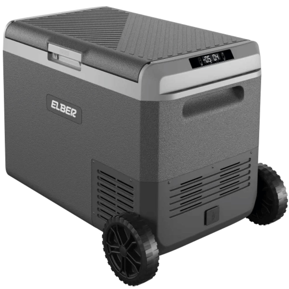 GELADEIRA PORTÁTIL ELBER D2D 50L DARK PRO COM RODAS BLUETOOTH