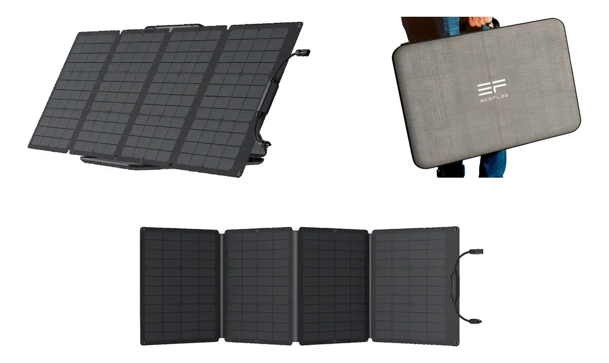 Placa Solar Painel Solar Portátil Dobrável Ecoflow 110w Ip68