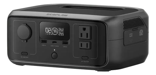 Ecoflow River 3 Estação De Energia Portátil Gerador Solar 300w 245wh Modo X-boost Até 600w Tomada Br 127v