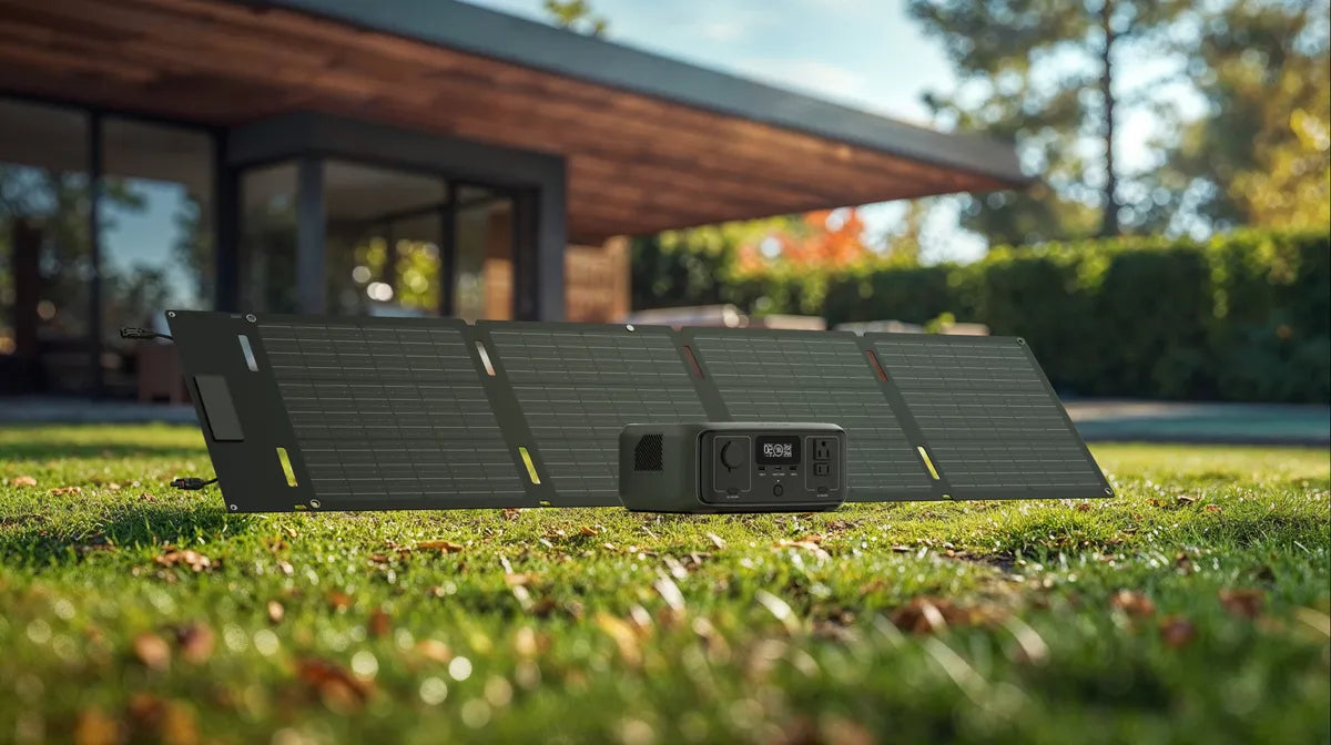 Kit Ecoflow Gerador River 3 Plus 1200w 220v + Painel 45w