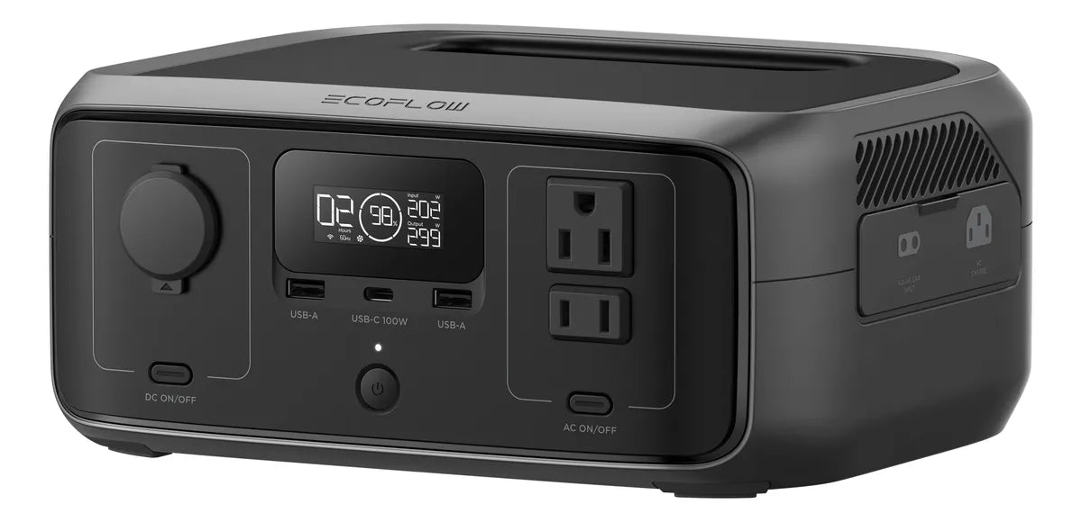 Kit Ecoflow Gerador River 3 Plus 1200w 220v + Painel 45w