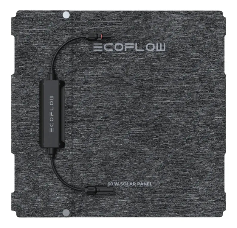 Painel De Energia Solar Portátil 60w Ecoflow