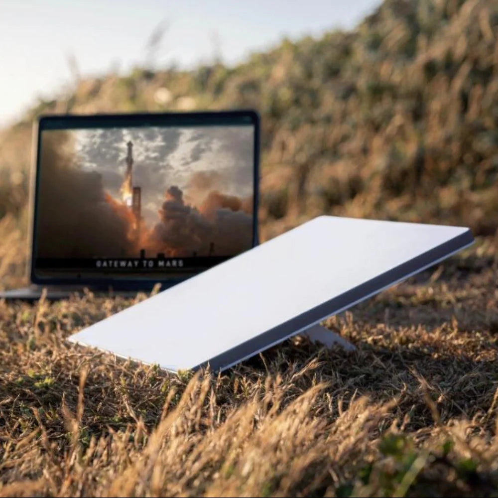 KIT STARLINK MINI INTERNET VIA SATÉLITE WI-FI 5 DUAL BAND BRANCO