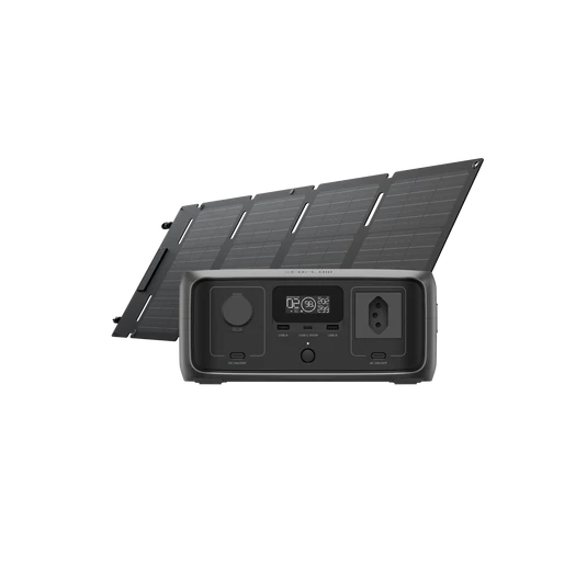ECOFLOW RIVER 3 + PAINEL 45W SOLAR ECOFLOW PORTÁTIL