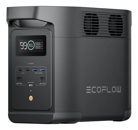 DELTA BLACK (E980) - ECOFLOW - 980wh - ESTAÇÃO DE ENERGIA PORTÁTIL