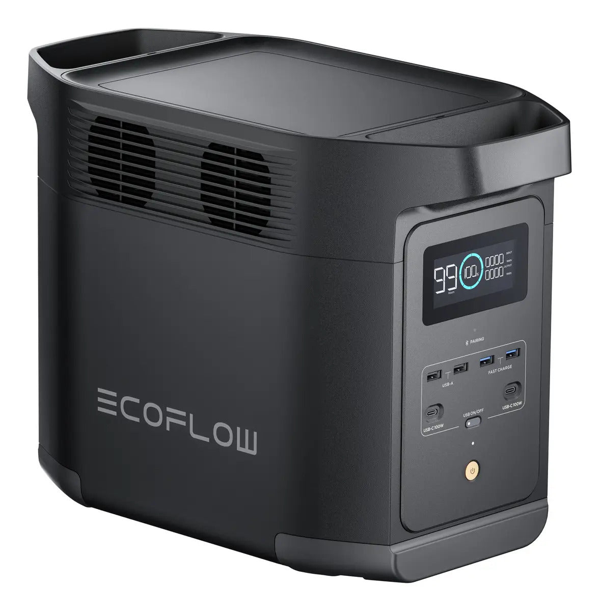 DELTA BLACK (E980) - ECOFLOW - 980wh - ESTAÇÃO DE ENERGIA PORTÁTIL