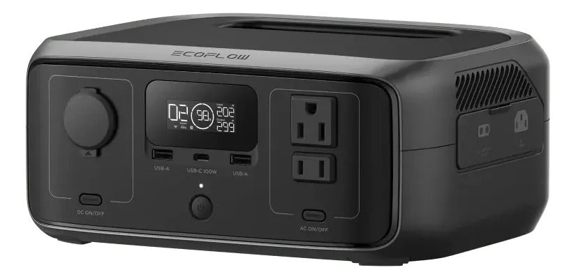 River 3 - ECOFLOW - 286WH - Gerador Solar Estação Portátil de Energia
