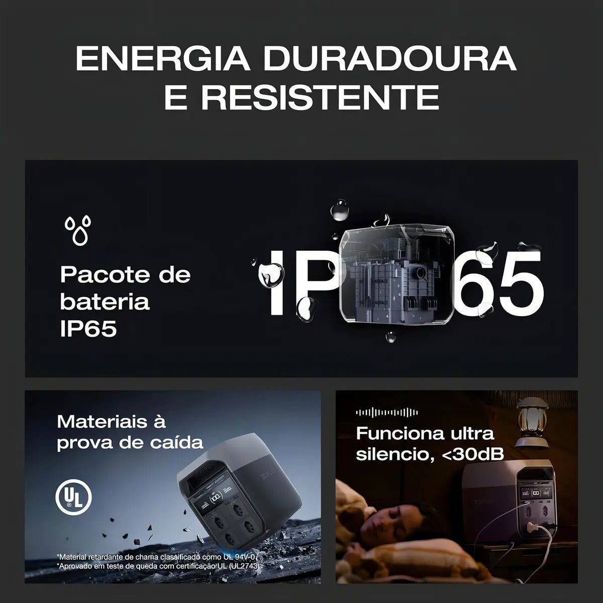 DELTA 3 - ECOFLOW - 1800wh - ESTAÇÃO DE ENERGIA PORTÁTIL.